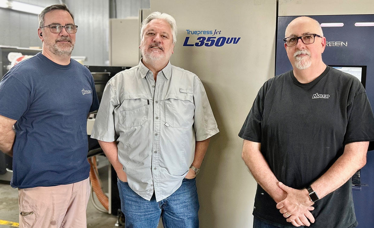 Hulco Printers Inc., Scott, Louisiana — Truepress Jet L350UV