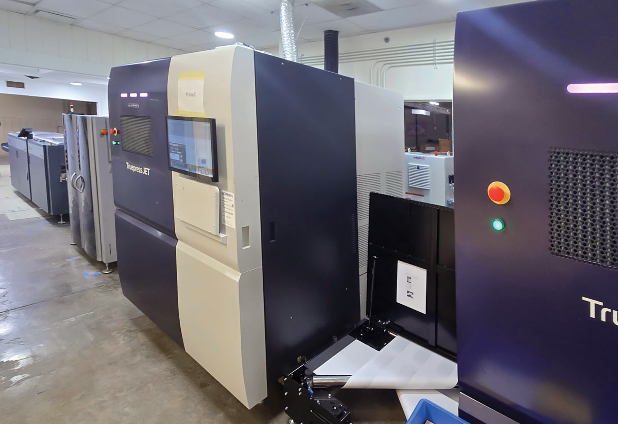 KC Book Manufacturing, Kansas City, Missouri — Truepress JET 520HD mono